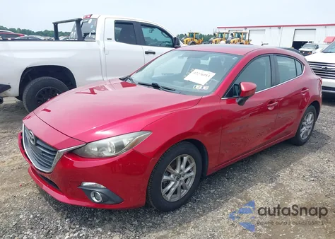 2014 Mazda Mazda3 I Touring z USA, uszkodzony, nr VIN JM1BM1L70E1155841
